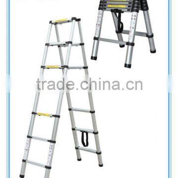 EN131 double sides aluminum telescopic ladder