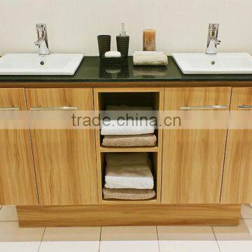 elegant design white mdf MDF Bathroom Cabinet Vanity