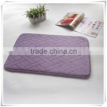 heat sublimation printed memory foam matMemory foam bath mat Qinyi