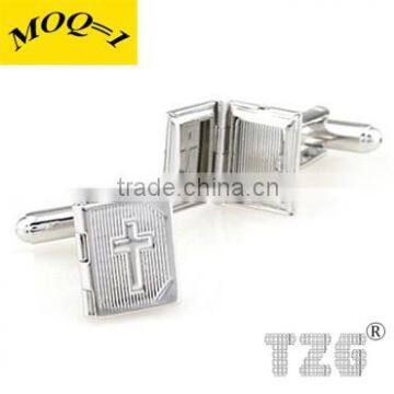 Fashion Stainless Steel Photo Frame Cufflink