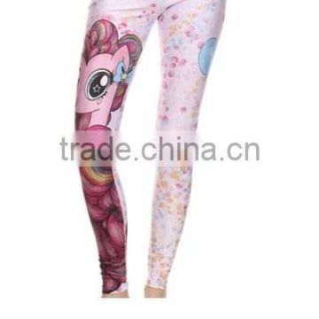 Woman Body Fitted Pinkie Pie Leggings / Tights Full Sublimated with custom design