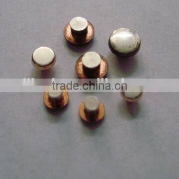 high quality silver electrical contact/contact points/birmetal