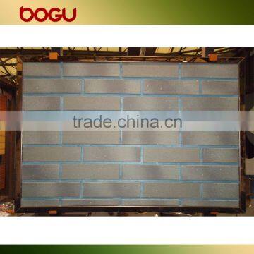 Color-shade exterior thin brick ceramic terracotta clay wall tile 60x240 mm