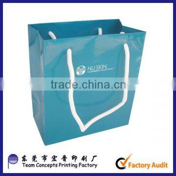 cheap PP handle paper shopping bags