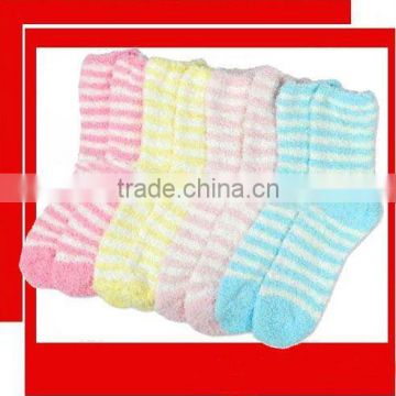 stripped fiber socks