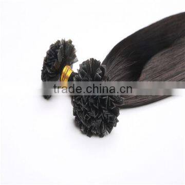 OEM package Italian Glue double drawn 100 cheap remy u tip keratin pre bonded hair extension