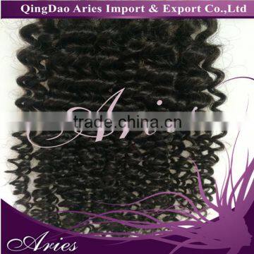 New Arrival Brazilian Virgin Hair Lace Closure , Virgin Brazilian Loose Wave Spiral Curly Closure photo-4