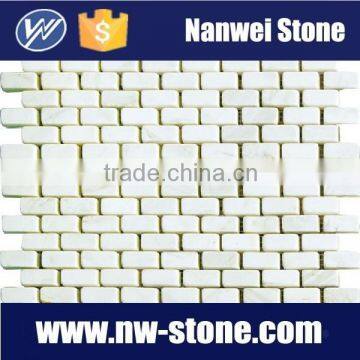 Natural stone mosaic floor tiles