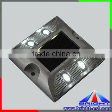 LED Flashing Solar Road Stud, Led Solar Cat Eyes Aluminium Road Studs Lamp Wired photo-6