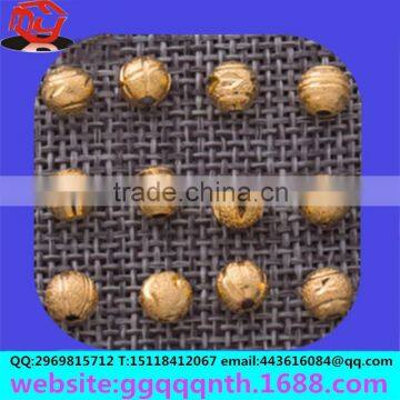 Solid Hollow Perforation Drilled Flash Sand Grind Arenaceous Beads Round Ball photo-4