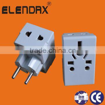 European Style 2 pin Electric Plug with Earth (P7036)