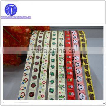 wholesale kinds Cartoon Character Printed Grosgrain ribbon , pwholesale grosgrain ribbon printed