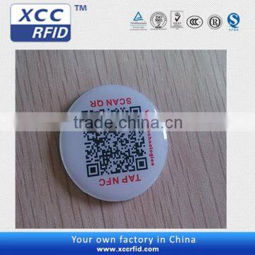 Logo Printing QR code 3M epoxy dia30mm