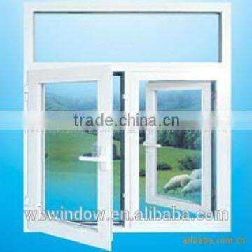 2016best selling cheap price fashion hardware pvc profile casement windows