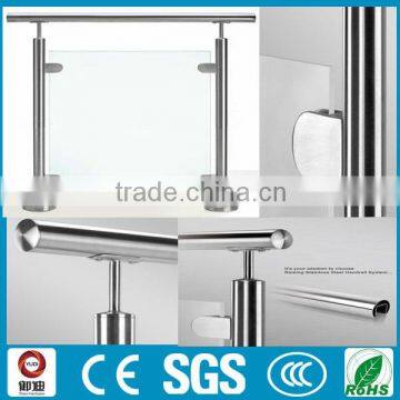 Antique Stainless Steel Staircase Glass Handrail Designs photo-2