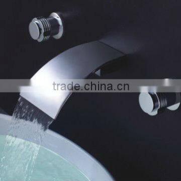 3 pcs waterfall bathtub shower faucet basin mixer Q3010W