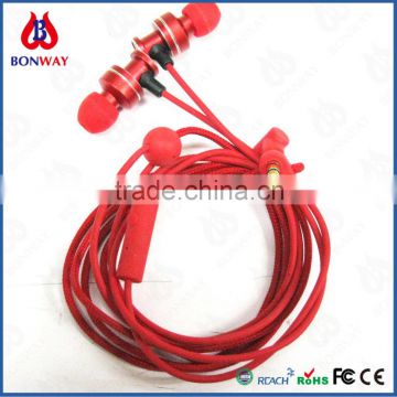 in earphone metal earphone with microphone and earphone case