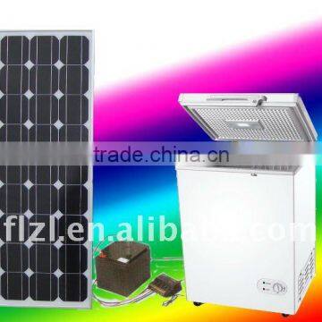 2014 new design 100L solar freezer ac/dc convertible, customizable solar freezer