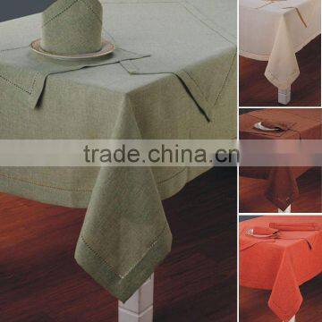 hemstitching table cloth