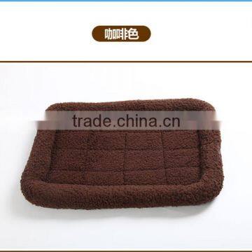 polyester sherpa berber Fleece dog bed brown colors