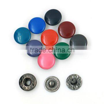 Custom colorful four parts metal buttons copper press snap button                        
                                                Quality Choice
