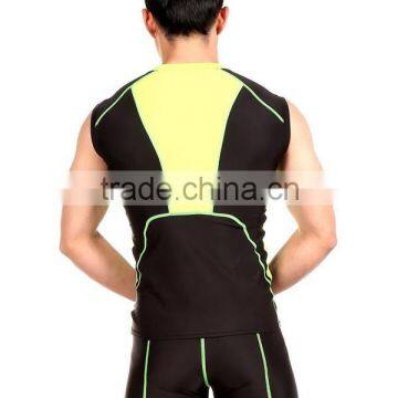 Gym Sport Cycling Tights Shirts & Shorts Men Male Compression photo-3