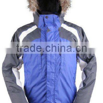 newest functional warm skiing sport padded jacket for men