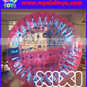 2016 Popular PVC/TPU Inflatable LED Lighting Zorb Soccer Balls