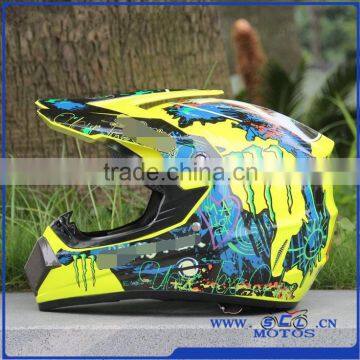 Quality Newest ABS Motorcycle Helmet of Full Face Unisex Graffiti Protective Capacete for Motocross Size S M L