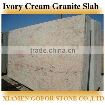 Natural Polished Ivory Cream Granite Slab