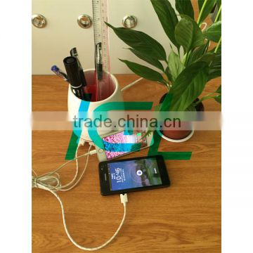 USB Electric Pencil vase Desktop charger