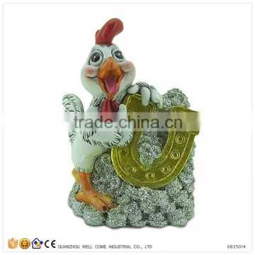 New Products 2017 Zodiac Rooster Statue Russian Product