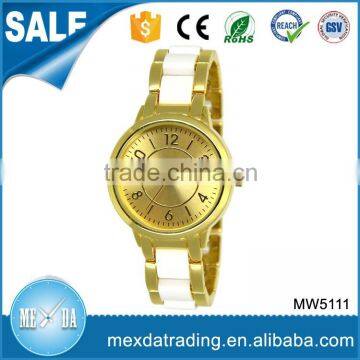Charm type japan movt quartz sexy ladies gold plated watches