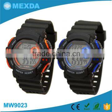 High quality waterproof silicone strap electronic sport watch