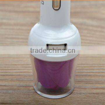 Beautiful Rose Design 2A Dual 2 Usb Port Car Charger With CE ROHS FCC Approved for Iphone photo-3