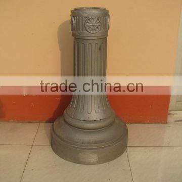 2015 new design cast aluminum light pole base