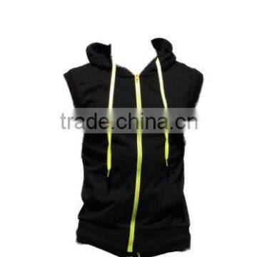 custom fashion mens zipper pocket hoodie