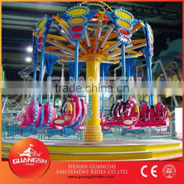 Attractive new designl ! Professional fairground rides spiral jet fun park rides for sale