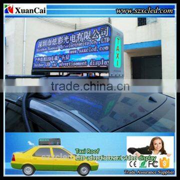CE RoHS P5-64x192RGB (320X960mm) Video LED Taxi Top/Roof Advertising LED Display Sign/module/screen/panel Quality Choice photo-4
