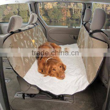 Suede fabric non slip dog hammock car