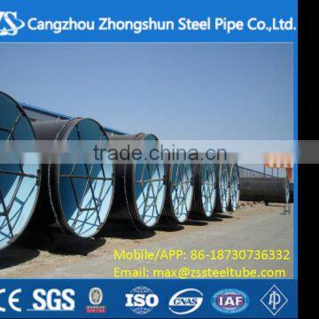 Big black diameter ssaw steel pipe importer China manufacture