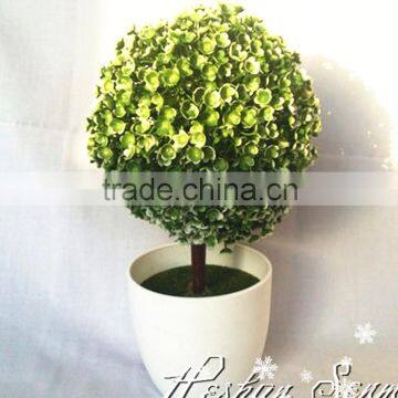 2016 new products artificial boxwood ball green ball with trunk with competitive price