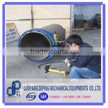 Hydraulic pipeline tacking clamp