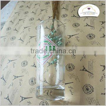 drinkware glass cup for juice and milk decal glass cup