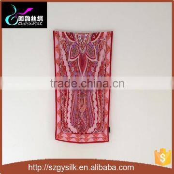 New Product Factory Direct Ladies Twill Silk Scarf Custom Printing