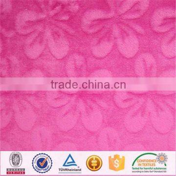 Knitting fabric with burnout print