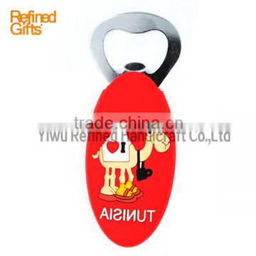 Menufacture Red camel Bottle Opener Pvc Rubber Beer Tools