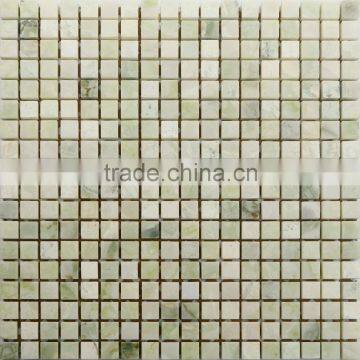 Decorative Square Natural Stone Mosaic for Wall/Floor Green Onyx