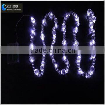 Competitive Price White Christmas Led Silver Wire String Lights