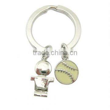 Fashion couple metal keychain,can add customer logo,various designs<DKCA3123>